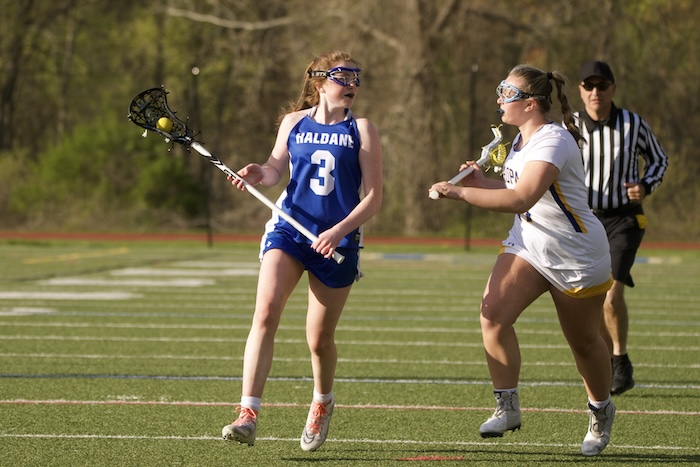 Ellen O'Hara, shown in a game against Mahopac last year, is among the players returning for Haldane. File photo by  Skip Pearlman