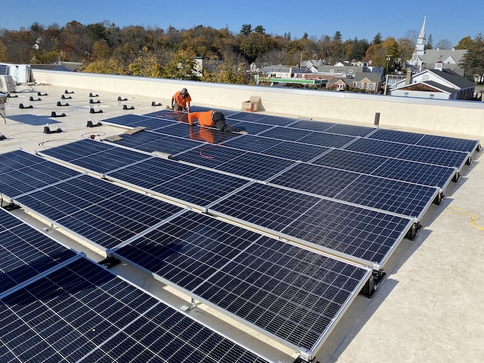 Putnam County's office building in Carmel is one of five of its properties with solar panels.