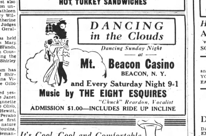 An advertisement from July 1949
