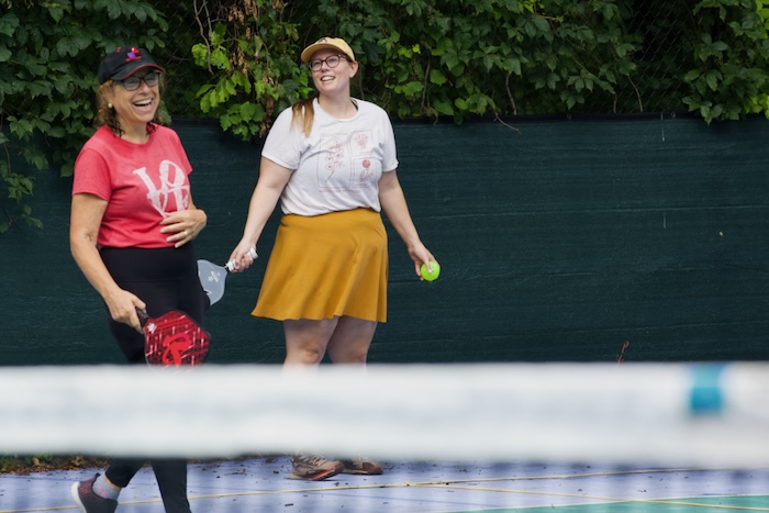 Debbi Milner (left), with Margaret Hayford (Photo by Ross Corsair)