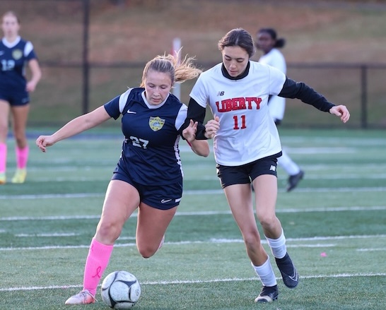 Beacon dominated Liberty on Wednesday to improve to 14-1. Photo by Cadence Heeter