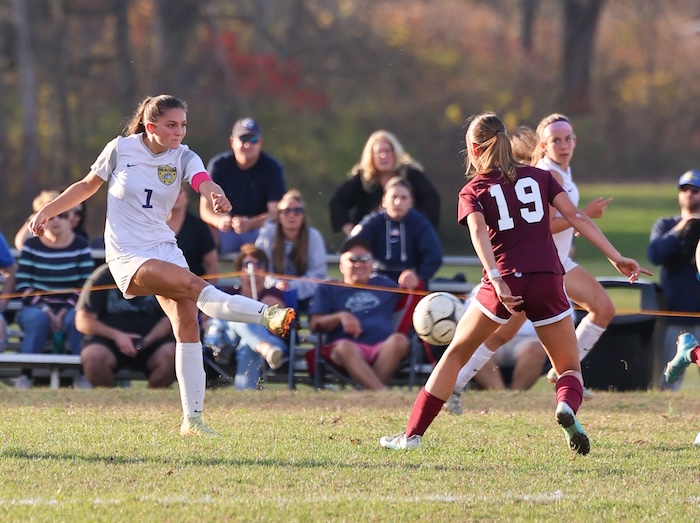 Beacon's scoring leader, Reilly Landisi, finished her career with 80 goals and 29 assists. For more photos, see highlandscurrent.org. Photo by Cadence Heete