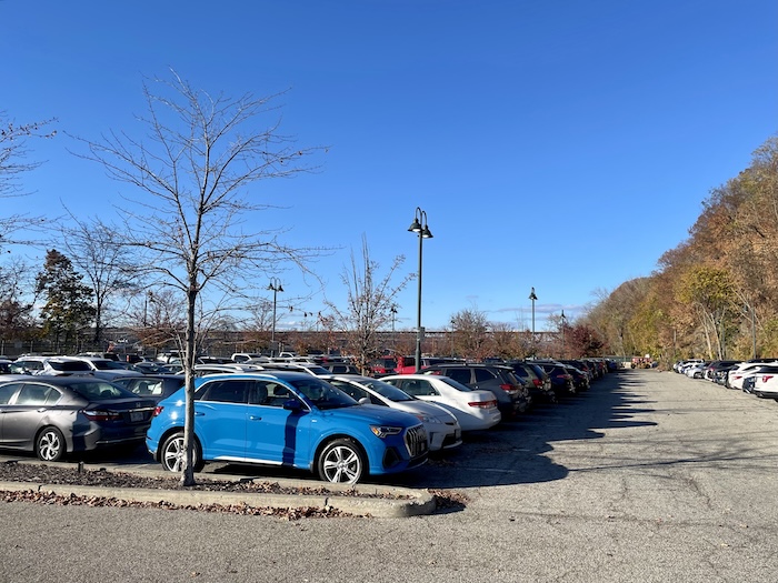 The north Metro-North lot Photo by J. Simms