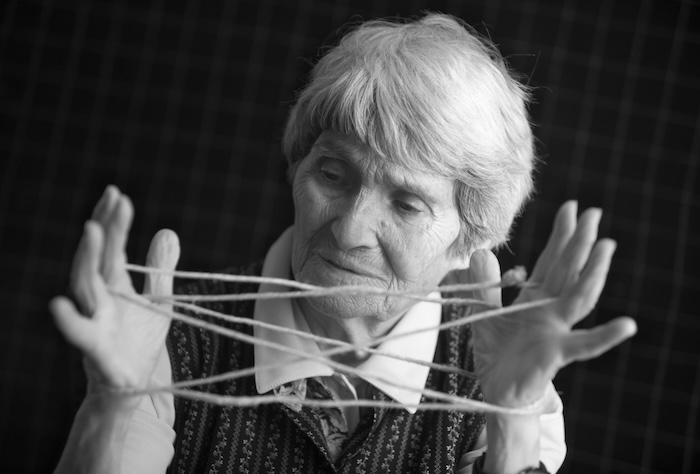 Maria Lai in 2008 (Photo by Daniela Zedda)