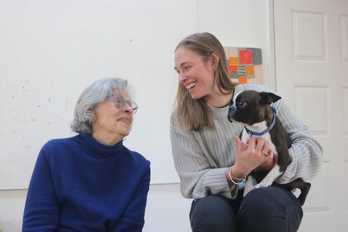 Martee Levi and Meghan Sabas with Gracie Photo by M. Turton