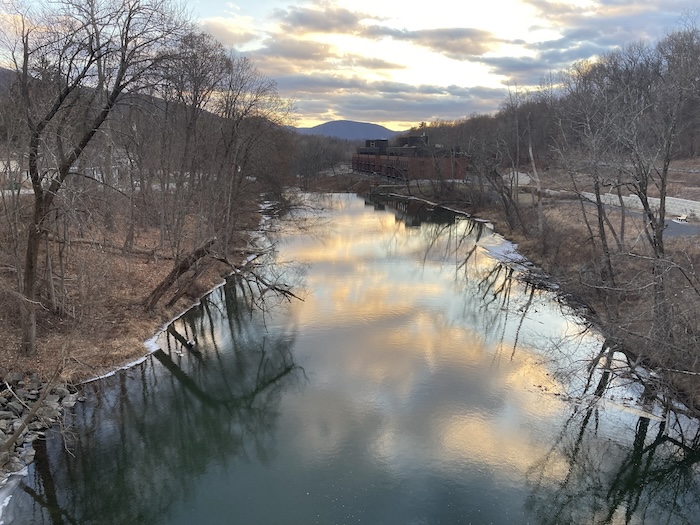 Fishkill Creek runs for 33.5 miles on its way to the Hudson River.