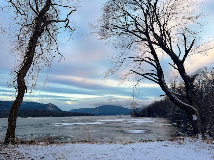The newly cleared-away outlook over Fishkill Bay Photo by B. Cronin