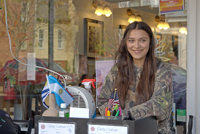 Jasmine Wallis at Cozy Corner Cafe