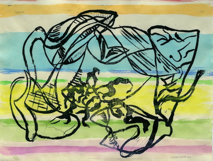 “Gold Stream Wave,” by Lauren Shute