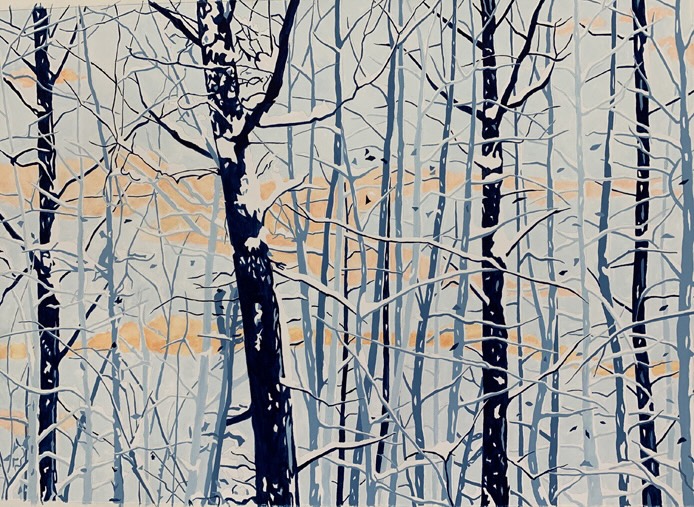 Snowy Trees and Clouds copy 3