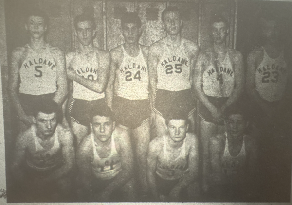 1950 Haldane basketball