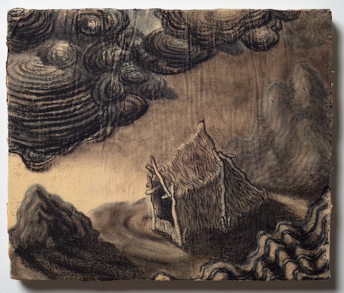 Cliff Shelter No. 1 with Storm Clouds