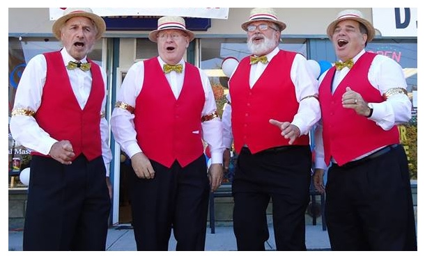 The Heartfelt barbershop quartet will perform on Feb. 15 at St. Mary’s. Photo provided