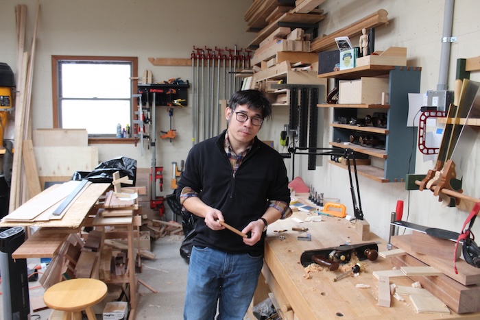John Lee in his Philipstown workshop