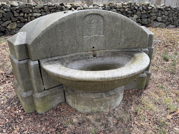 125 YEARS AGO de Rham fountain