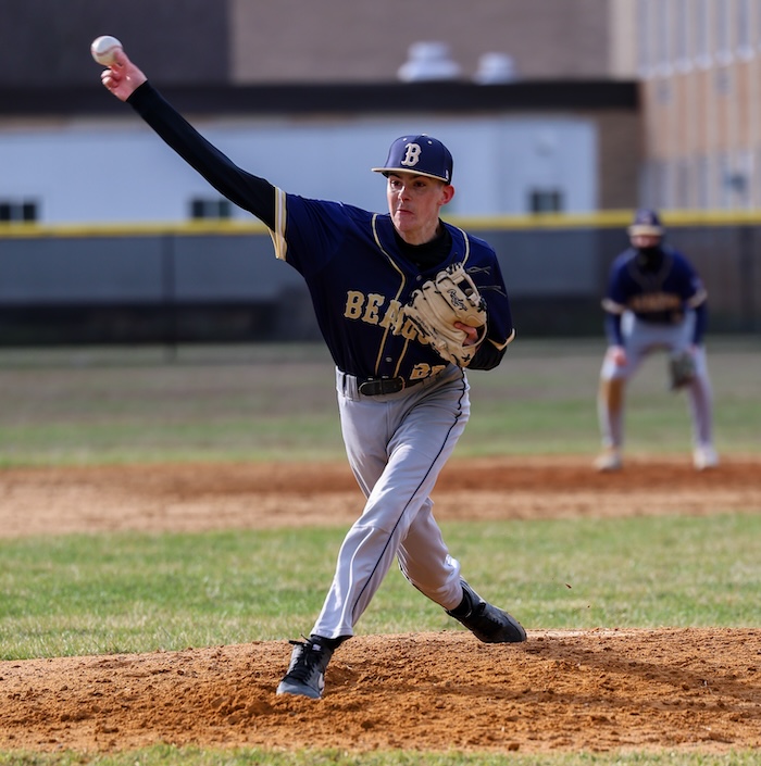 Derrick Heaton fires a pitch against FDR.