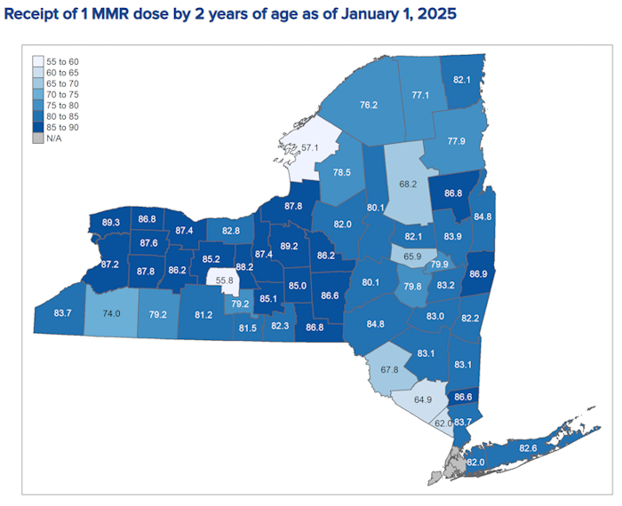 Measles map