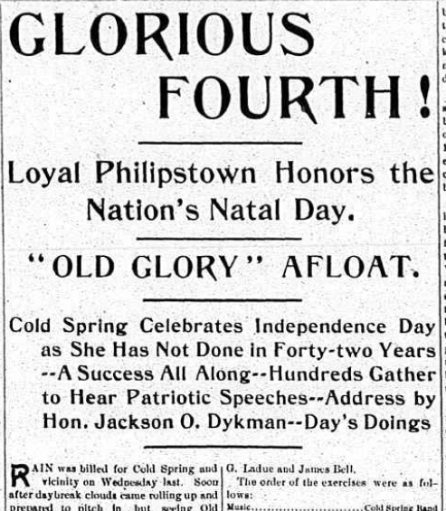 fourth of july report