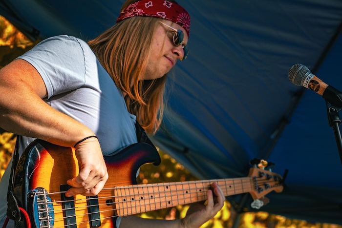Nate Allen has become a go-to bassist for local bands and musicians. Photo provided