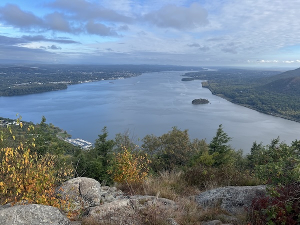 View of the Hudson River from the summit of Storm King Mountain (File photo by B. Cronin)