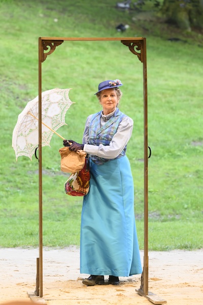 Nance Williamson plays Dolly Levi in The Matchmaker.