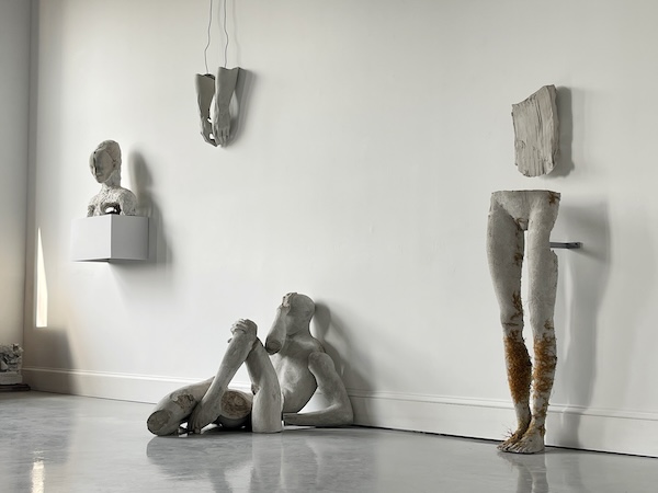 Some of Emil Alzamora’s pieces on display in Irrational Experiments
