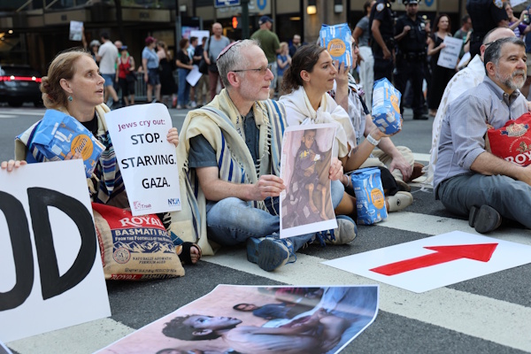 rabbi protest